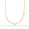 Collier Collier à nœuds en or jaune 18 kt, 42 cm 58 Facettes 22063
