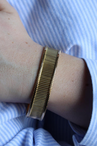 Bracelet Bracelet maille baguette en or jaune 18 carats 58 Facettes 2208745CN