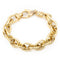Bracelet Bracelet maille forçat double alternée en or jaune et blanc 18 carats 58 Facettes 2210113CN