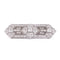 Broche Broche pavée de diamants taille ancienne en platine 58 Facettes 1