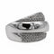 Bague 56 Bague bandeau en or blanc 18 carats sertie de diamants 58 Facettes 2217819CN