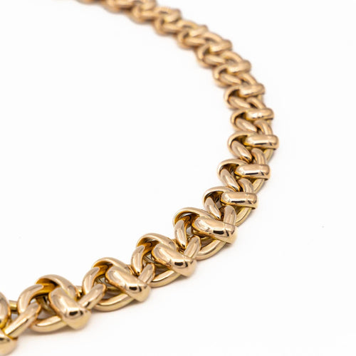 Collier Collier en or rose 18 carats (750) 58 Facettes 2220391CN