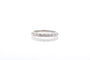 Bague 56 Demi-alliance - Bague en or blanc 18k et diamants 0,65 ct 58 Facettes 25730 22384a