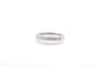 Bague 56 Demi-alliance - Bague en or blanc 18k et diamants 0,65 ct 58 Facettes 25730 22384a