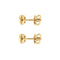 Boucles d'oreilles Boucles d’oreilles point lumineux en or jaune 18 kt et diamants 0,30 ct 58 Facettes 22393