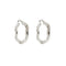 Boucles d'oreilles Boucles d’oreilles à bord ondulé en or blanc 18 ct 58 Facettes 22479