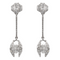 Boucles d'oreilles Boucles d'oreilles en or blanc 18 carats serties de diamants 58 Facettes 2259247CN
