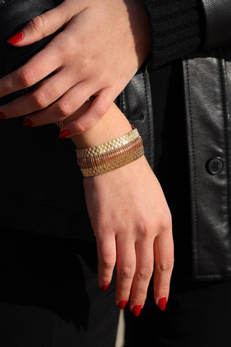 Bracelet Bracelet Belle Époque en or jaune 18 carats 58 Facettes 2275513CN