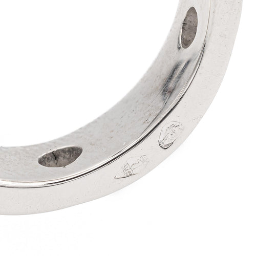 Bague 52 Alliance - Bague en or blanc 18 carats et diamants taille rose 58 Facettes 2282577CN