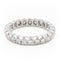 Bague 53 Alliance - Bague en or blanc 18 carats et diamants 58 Facettes 2282971CN