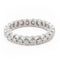Bague 53 Alliance - Bague en or blanc 18 carats et diamants 58 Facettes 2282971CN