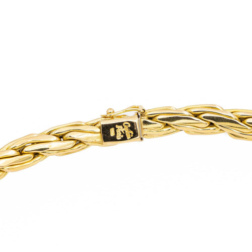 Collier Collier torsadé en or jaune 18 carats 58 Facettes 2282994CN