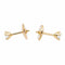 Boucles d'oreilles Boucles d'oreilles puces en or jaune 18 carats et diamants 58 Facettes 2295036CN
