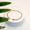 Bracelet Bracelet Link navy blue bicolor in 18k gold 58 Facettes EC00GB270B0CE
