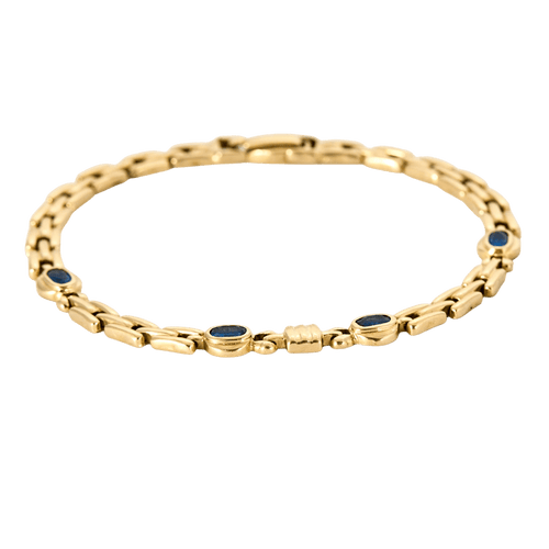 Bracelet Bracelet or jaune saphir 58 Facettes LP916