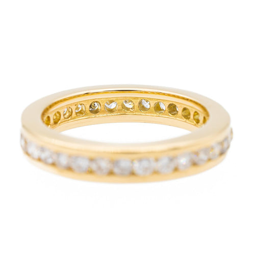Bague 54 Alliance - Bague en or jaune 18 carats et diamants 58 Facettes 2301541CN