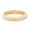 Bague 54 Alliance - Bague en or jaune 18 carats et diamants 58 Facettes 2301541CN