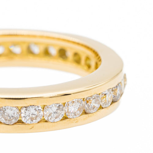 Bague 54 Alliance - Bague en or jaune 18 carats et diamants 58 Facettes 2301541CN