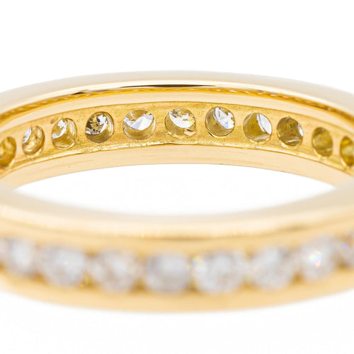 Bague 54 Alliance - Bague en or jaune 18 carats et diamants 58 Facettes 2301541CN