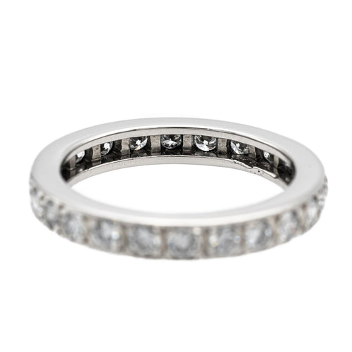 Bague 53 Alliance - Bague en or blanc 18 carats et diamants 58 Facettes 2303185CN