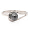 Bague 53.5 Bague en or blanc 18 carats sertie d’hématite 58 Facettes 2303215CN