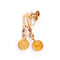 Boucles d'oreilles Chanel - Boucles d'oreilles Mademoiselle en or jaune 18k et citrine, rubellite, améthyste, diamant 58 Facettes