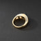 Bague 52 Repossi - Bague jonc en or jaune 18k et saphirs, nacre 58 Facettes