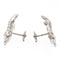 Boucles d'oreilles Boucles d'oreilles Art déco en or blanc 18 carats et diamants 58 Facettes 2308535CN