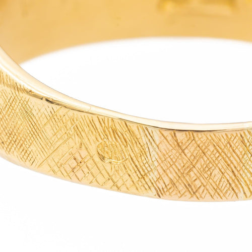 Bague 57 Bague solitaire en or jaune et or blanc 18 carats avec diamant 58 Facettes 2308983CN