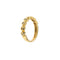 Bague 54 Bague rivière en or jaune 18 kt et diamants 58 Facettes 23130