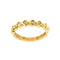 Bague 54 Bague rivière en or jaune 18 kt et diamants 58 Facettes 23130