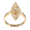 Bague 59 Bague marquise ancienne en or rose 18K et diamants 58 Facettes 23271-0585