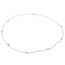 Collier Collier en or blanc 18 carats serti de diamants 58 Facettes 2328938CN