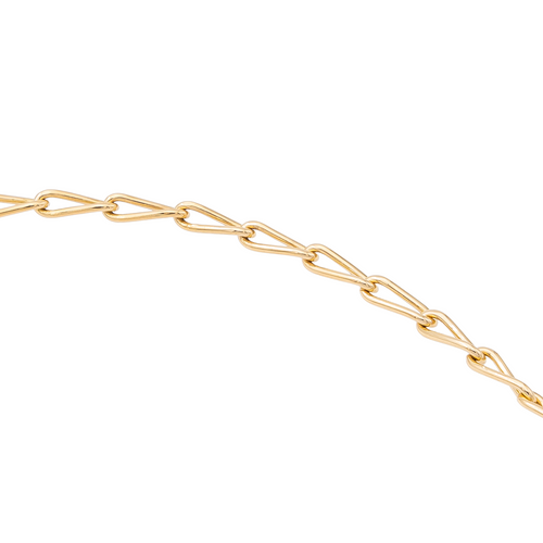 Collier Collier maille cheval en or jaune 18 carats 58 Facettes 2331817CN