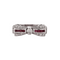 Bague 53 Bague "Noeud" Platine Diamant et Rubis 58 Facettes DV0397-3