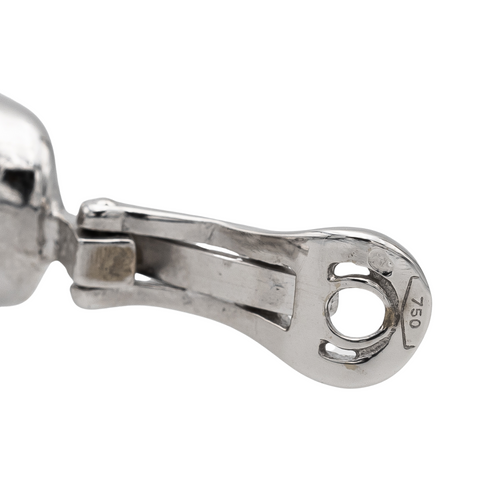 Boucles d'oreilles Boucles d’oreilles en or blanc 18 carats serties de diamants 58 Facettes 2353173CN