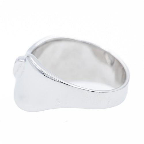 Bague 53 Bague en or blanc 18 carats sertie de diamants taille brillant 58 Facettes 2360821CN