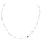Collier Collier cœurs en or blanc 18 carats 58 Facettes 2360825CN