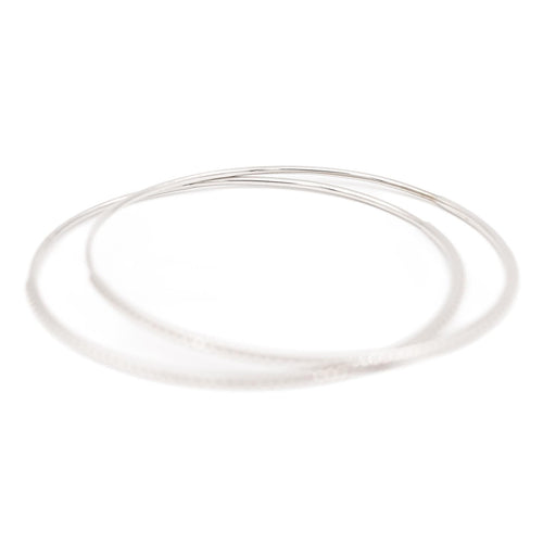 Bracelet Bracelet jonc en or blanc 18 carats (750) 58 Facettes 2360853CN