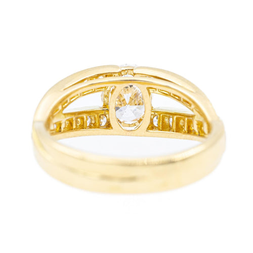 Bague 51 Mellerio - Bague en or jaune 18 carats et diamants 58 Facettes 2363803CN