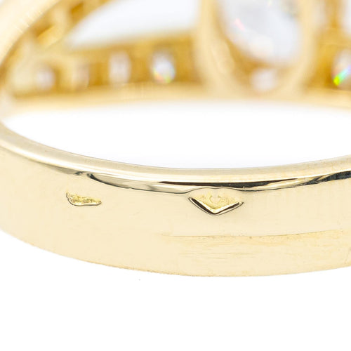 Bague 51 Mellerio - Bague en or jaune 18 carats et diamants 58 Facettes 2363803CN