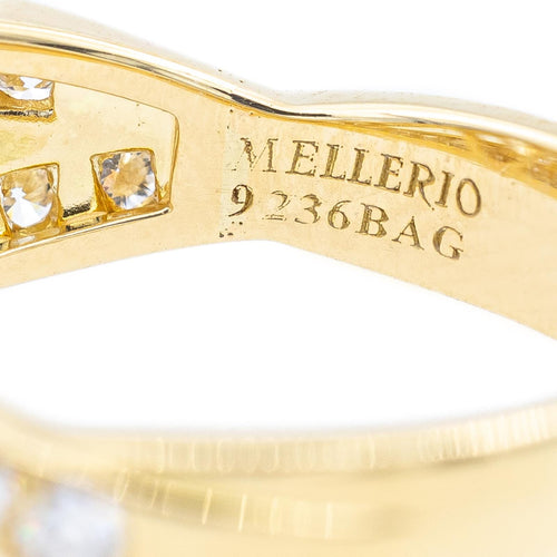 Bague 51 Mellerio - Bague en or jaune 18 carats et diamants 58 Facettes 2363803CN