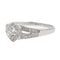 Bague 51 Mauboussin Love My Love - Bague solitaire en or blanc et diamants 58 Facettes 2366861CN