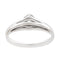 Bague 51 Mauboussin Love My Love - Bague solitaire en or blanc et diamants 58 Facettes 2366861CN