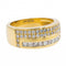 Bague 55 Bague bandeau en or jaune 18 carats et diamants 58 Facettes 2376867CN