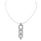 Collier Collier Art déco - Pendentif en or blanc 18 carats et platine, diamants 58 Facettes 2377923CN