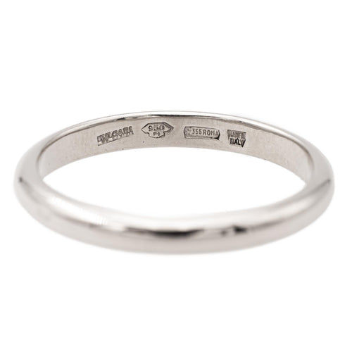 Bague 55 Bulgari Fedi - Bague alliance en platine 950 58 Facettes 2379377CN