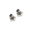 Boucles d'oreilles Pasquale Bruni - Boucles d’oreilles cœur en or blanc avec diamants et saphirs 58 Facettes 23895