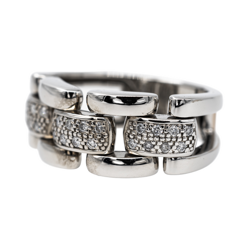 Bague 50 Guy Laroche - Bague pavée en or blanc 18 carats et diamants 58 Facettes 2397505CN