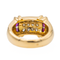 Bague 57 Bague cocktail en or jaune 18 carats avec diamants et rubis 58 Facettes 2399273CN